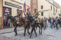 Wieniec od Politechniki Rzeszowskiej z okazji 101. rocznicy odzyskania przez Polskę niepodległości