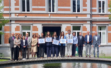Finaliści konkursu oraz goście zaproszeni na uroczystość wręczenia nagród, Royal Military Academy, Bruksela,